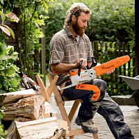 STIHL MSA 140 C-BQ Аккумуляторная пила STIHL, шина R 30см, цепь 71PM3, AK30, AL 101 12540115858, Пилы цепные аккумуляторные Штиль